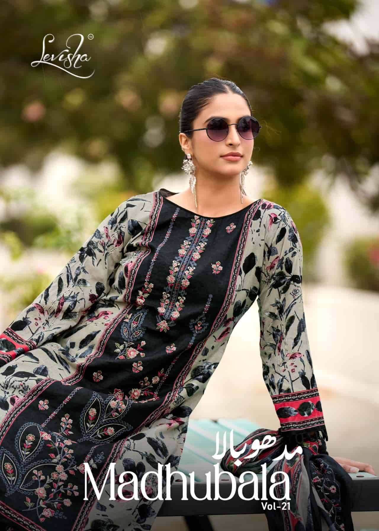 Levisha Madhubala Vol 21 Premium Cotton Salwar Suit Catalog Dealer In Surat