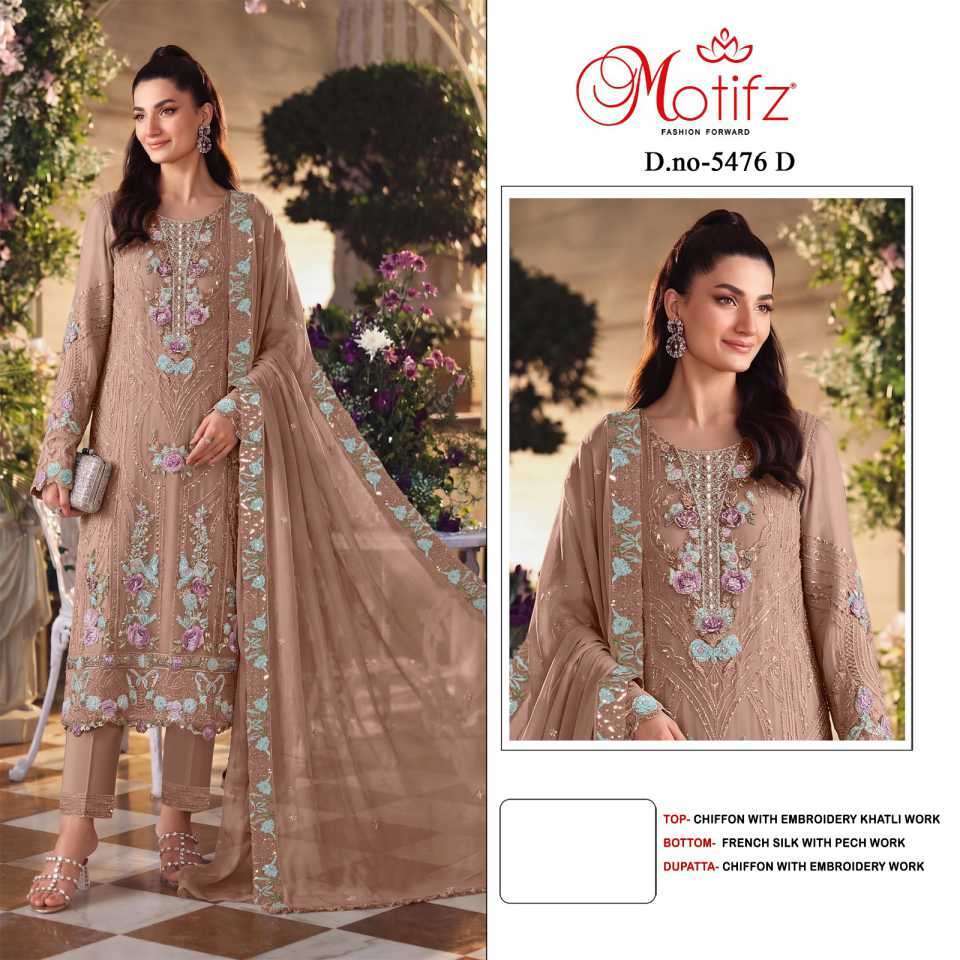 Motifz 5476 Exclusive Fancy Embroidered Salwar Kameez Wholesale Catalogue