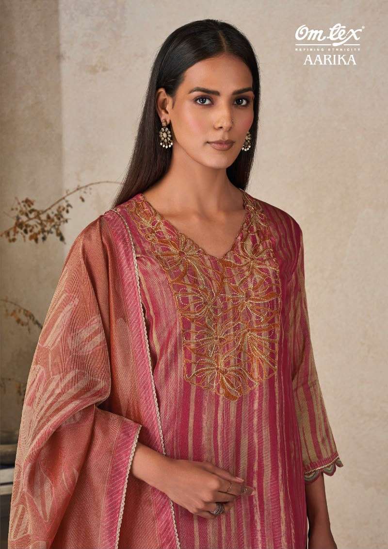 Omtex Aarika Digital Print With Embroidered Salwar Kameez Wholesale Catalogue