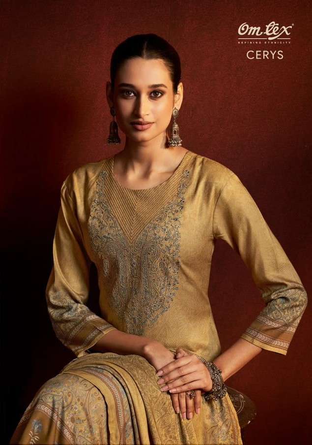 Omtex Cerys Pashmina Digital Printed Salwar Kameez Catalogue