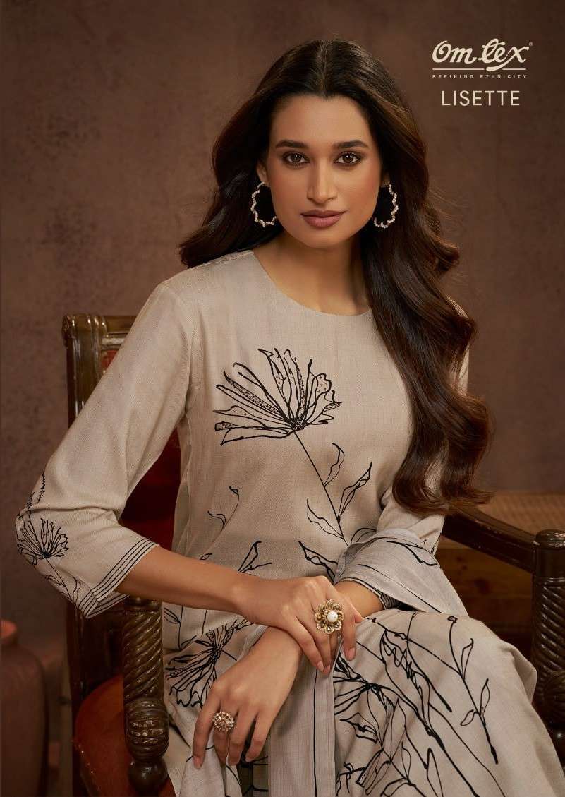 omtex lisette pashmina with handwork salwar kameez wholesale price supplier