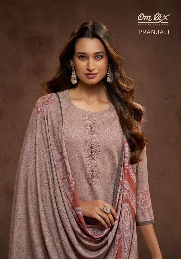 Omtex Pranjali Pashmina Salwar Kameez Wholesale Catalogue