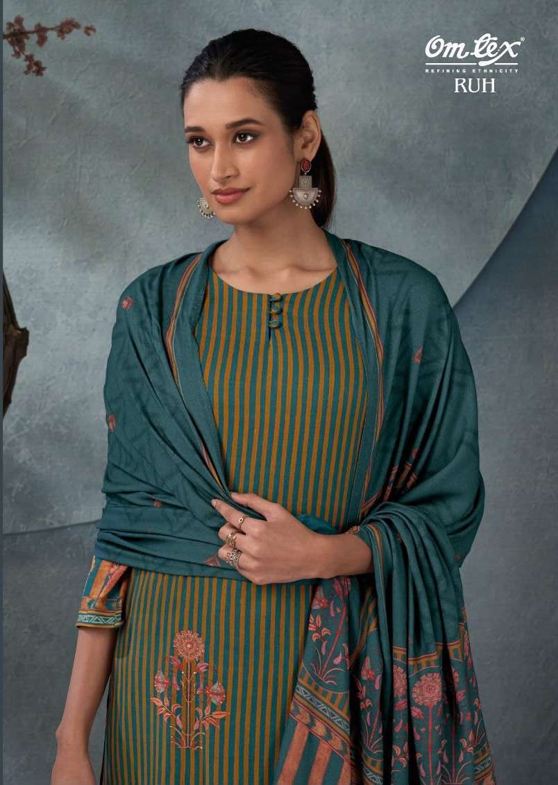 Omtex Ruh Winter Special Pashmina Salwar Kameez Wholesale Catalogue