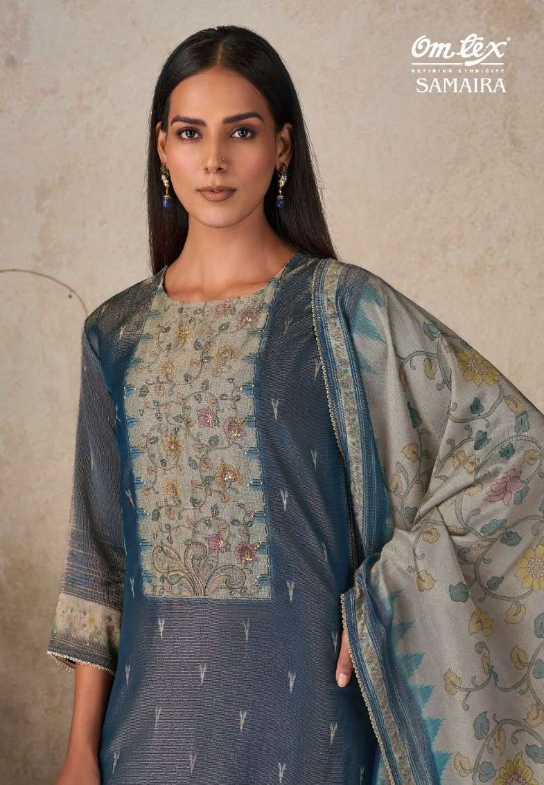 Omtex Samira Exclusive Fancy Ladies Suit Catalog wholesaler