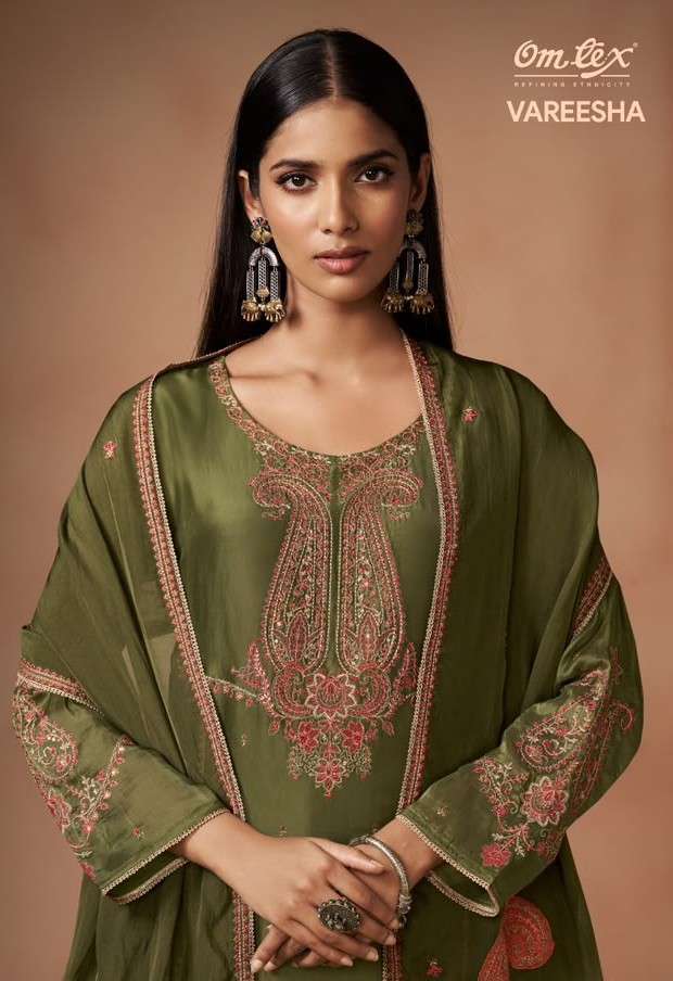 Omtex Vareesha Exclusive Designs Ladies Suit Wholesale Catalogue