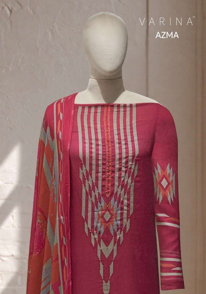 Omtex Varina Azma Pashmina Suits Wholesale Catalogue