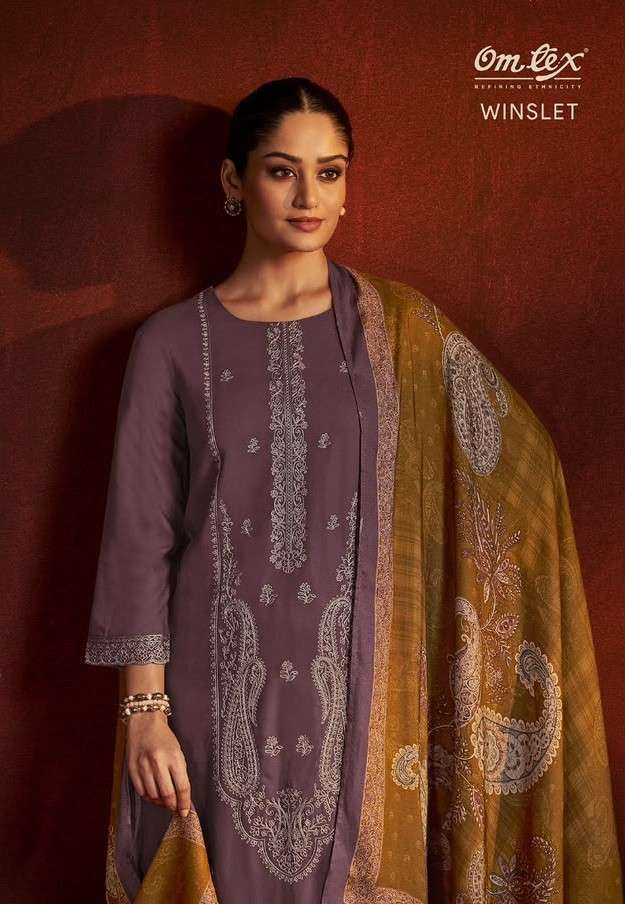 Omtex Winslet Wholesale Pashmina Salwar Kameez Catalogue