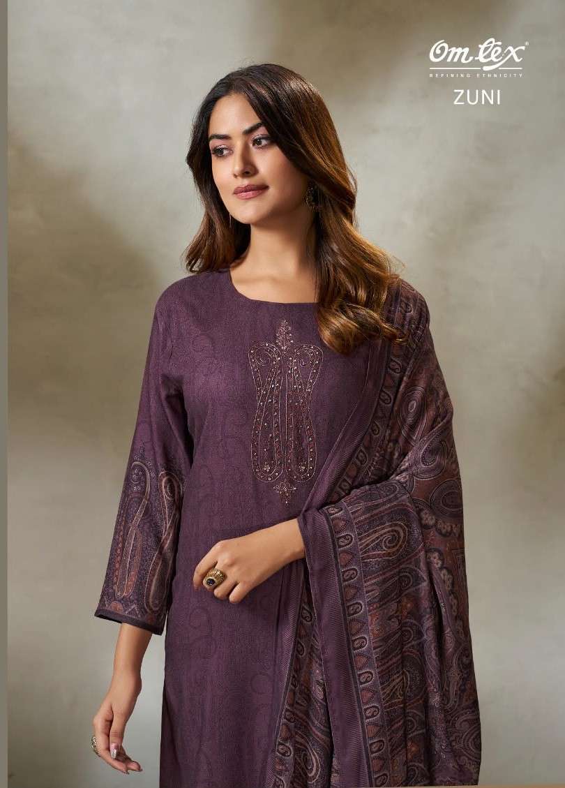 omtex zuni pashmina handwork salwar kameez wholesale price Dealer