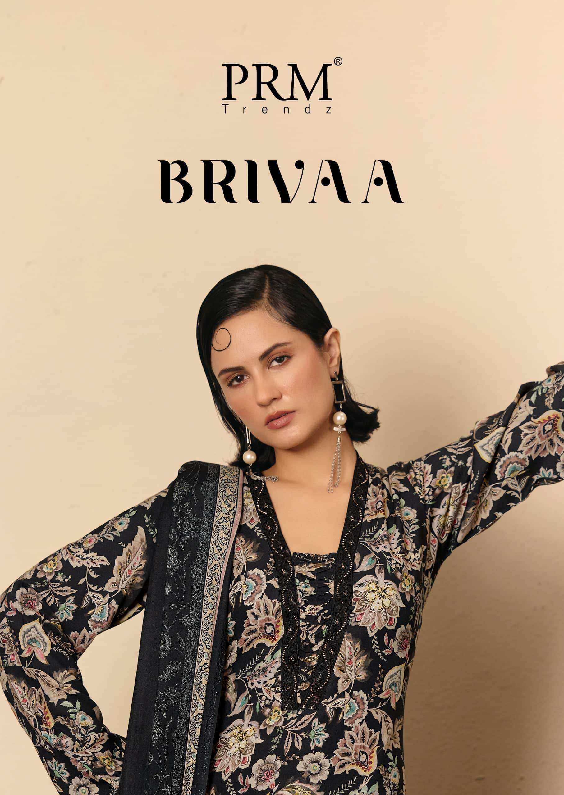 Prm Trendz Brivaa Premium Wear Pashmina Suit Catalog