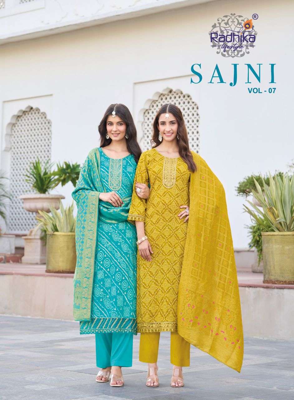 Radhika Lifestyle Sajni Vol-7 Rayon Casual Wear Readymade Catalogue