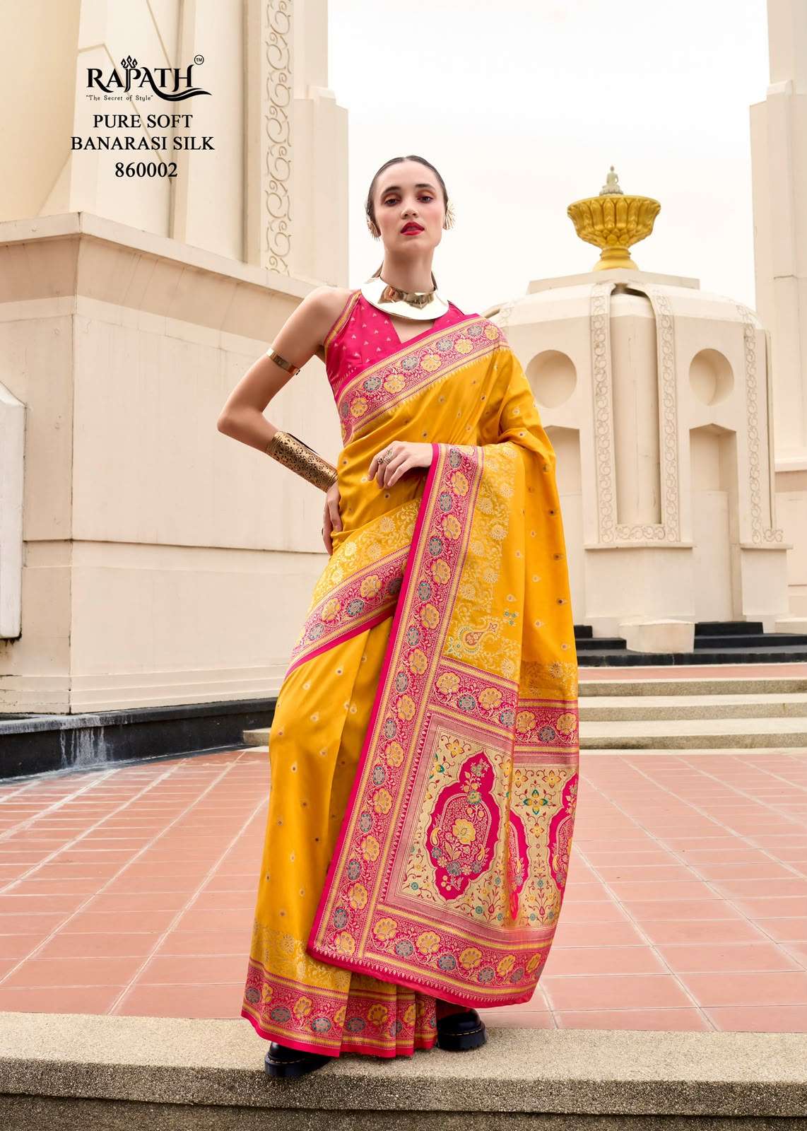 Rajpath Soundarya Silk Soft Banarasi Silk Saree Wholesale Catalogue