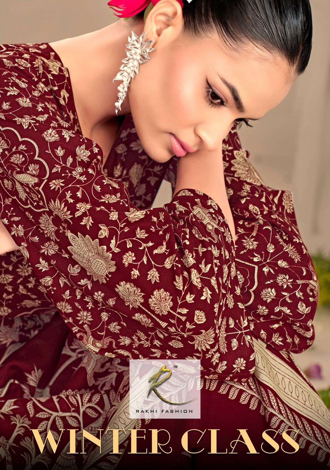 Rakhi Fashion Winter Class Digital Printed Pure Pashmina Wholesale Catalogue