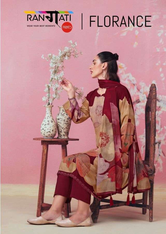 Rangati Florance Pashmina Fancy Embroidered Salwar Kameez