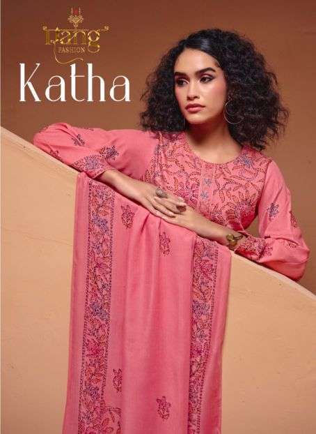Rangati Kathaa Pashmina Hand Embroidered Salwar Kameez Wholesale Catalogue