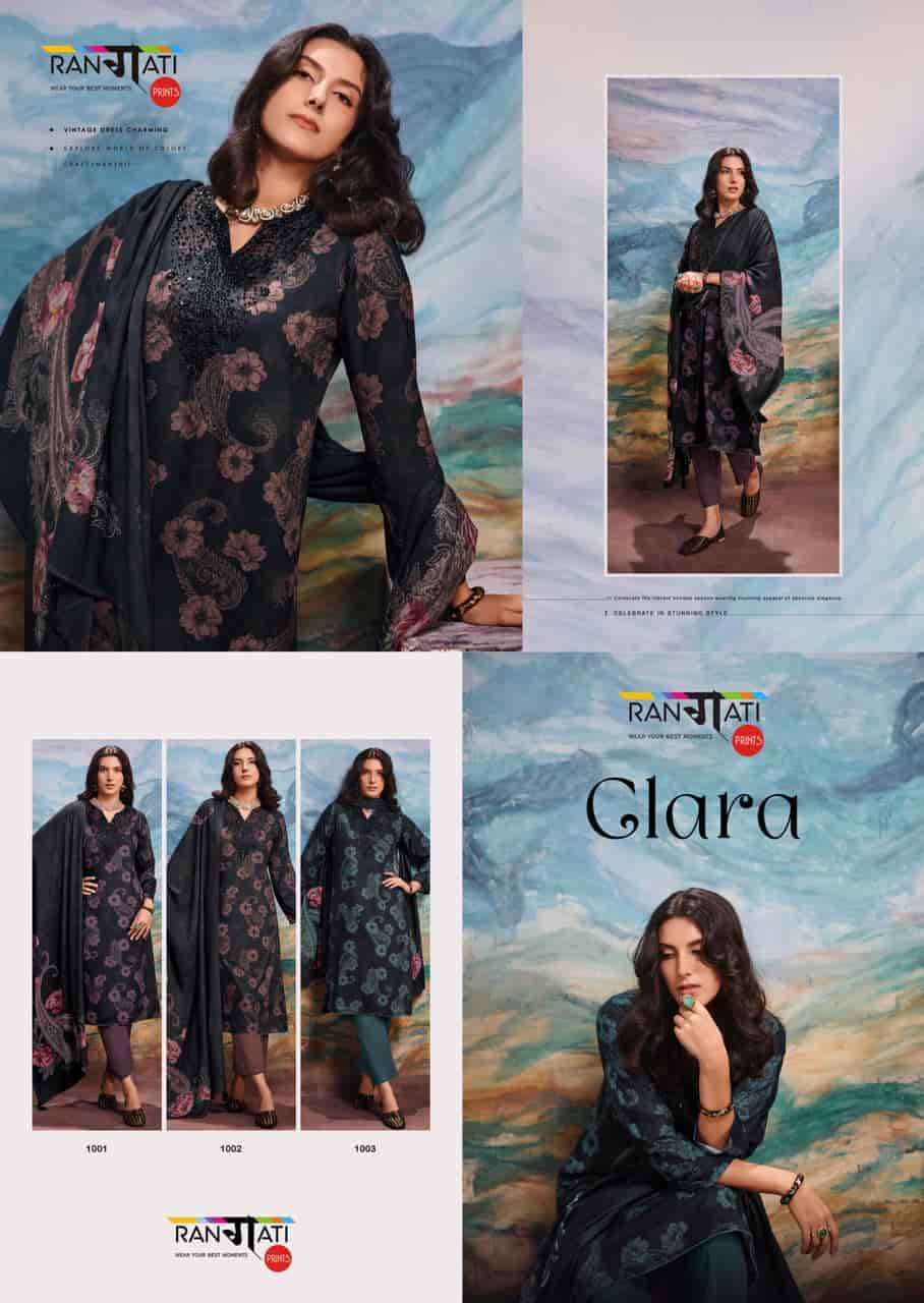 Rangati Prints Clara Pure Pashmina Wholesale Salwar Kameez Catalogue