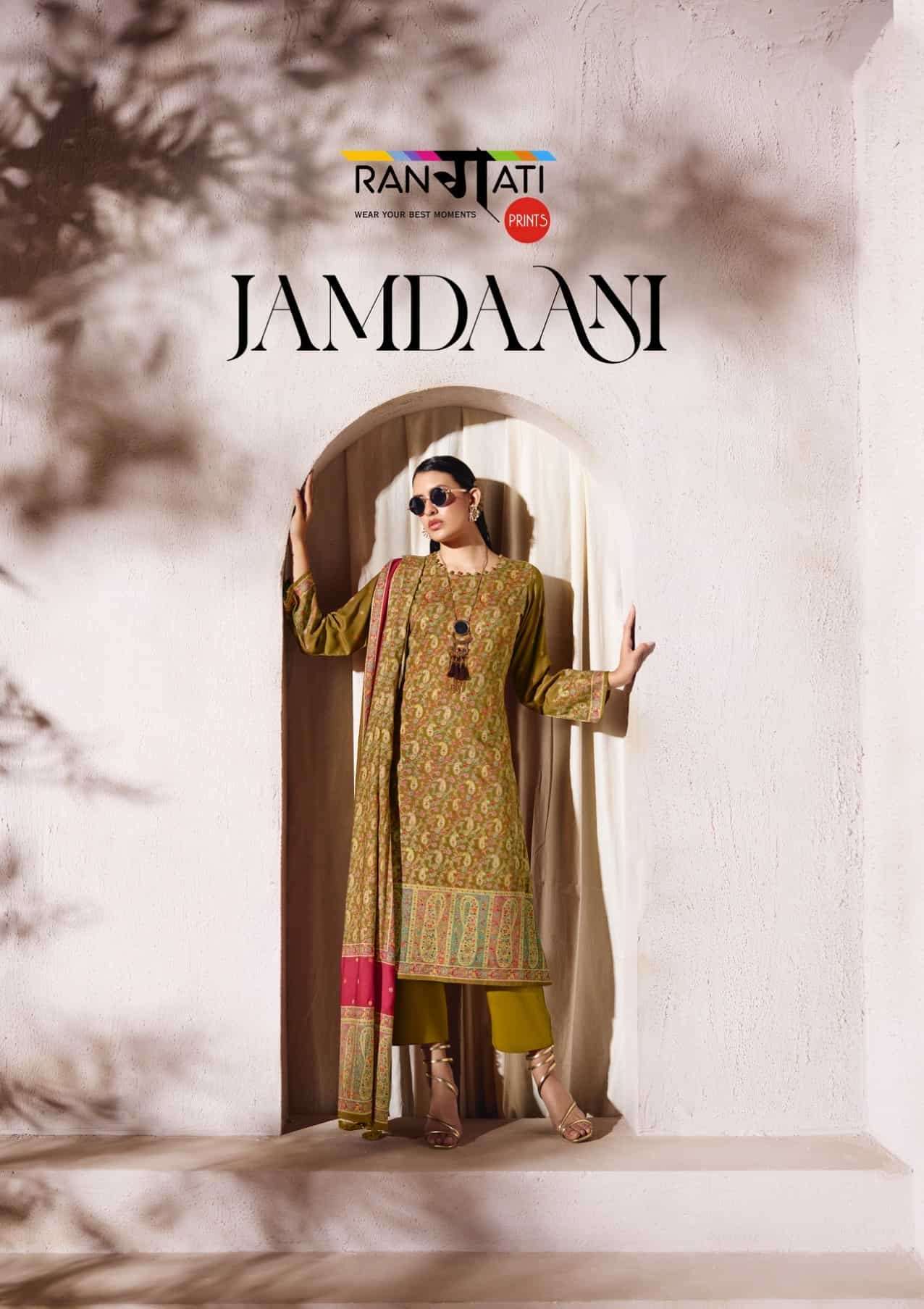 Rangati Prints Jamdaani Fancy Print Pashmina Wholesale Catalogue