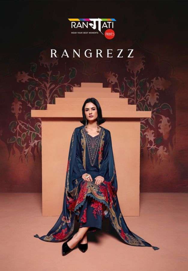 Rangati Rangrezz Pashmina Digital Printed Wholesale Catalogue