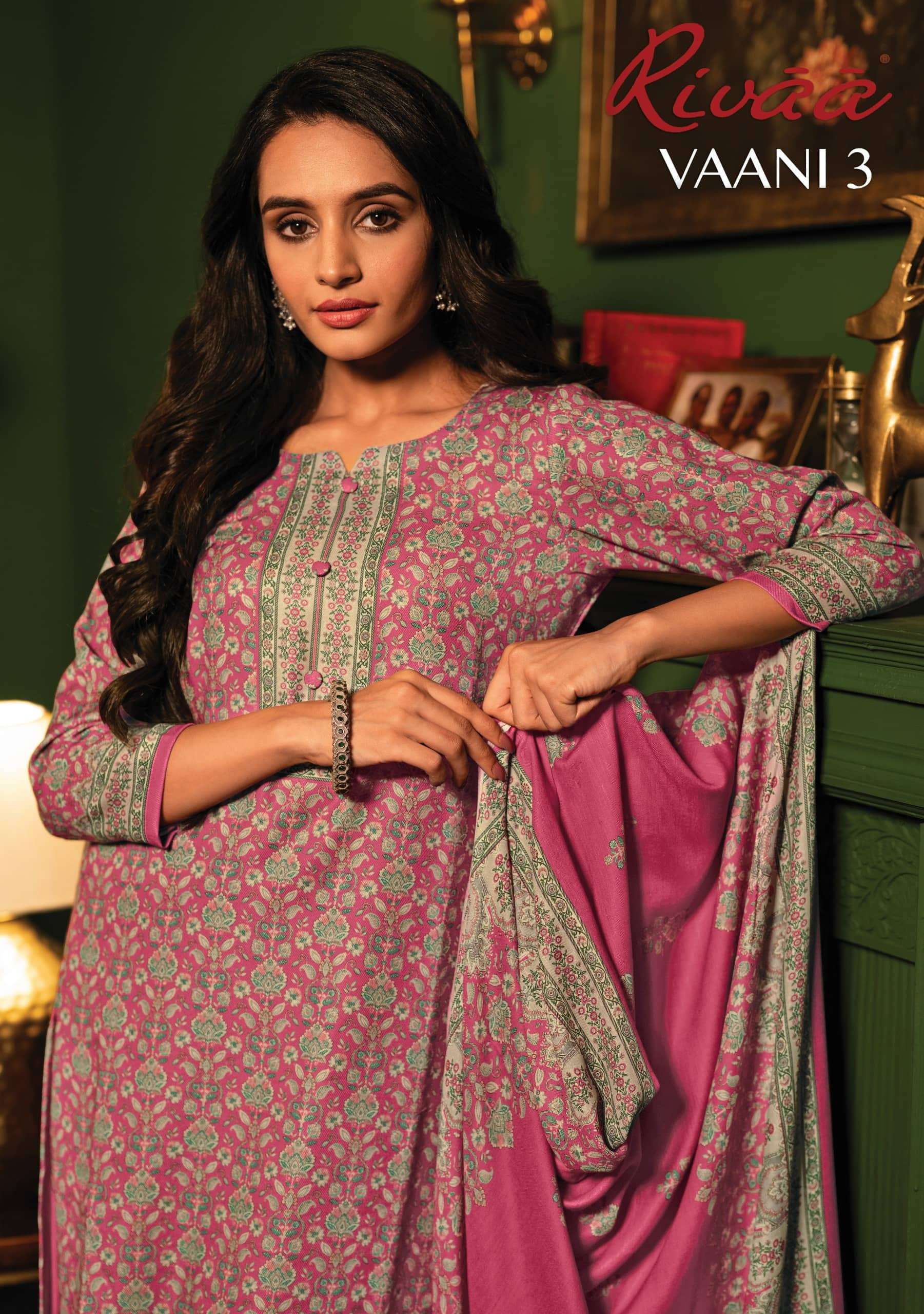 Rivaa Vaani Vol 3 Digital Printed Pashmina Wholesale Catalogue
