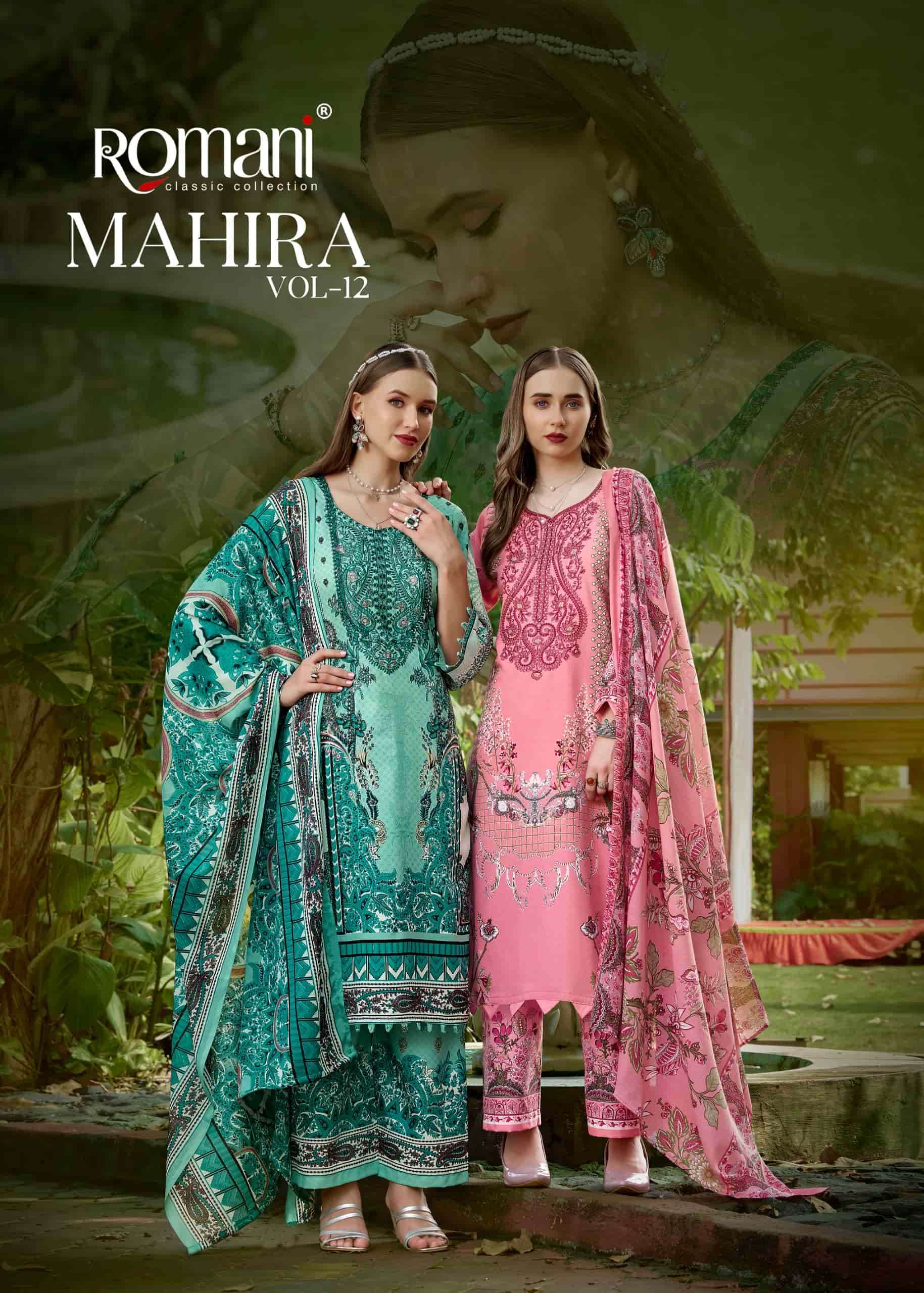 Romani Mahira Vol 12 Fancy Cotton Dress Material Catalog Best Rate Dealer