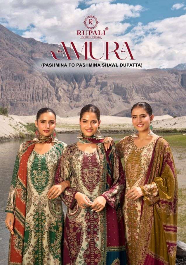 Rupali Fashion Amura Viscose Pashmina Wholesale Catalogue