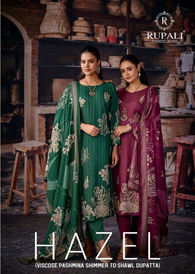 Rupali fashion hazel viscose pashmina digital printed salwar kameez wholesaler In Surat
