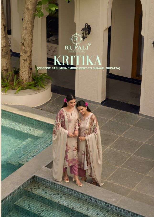 Rupali Fashion Kritika Pashmina Digital Printed Wholesale Catalogue