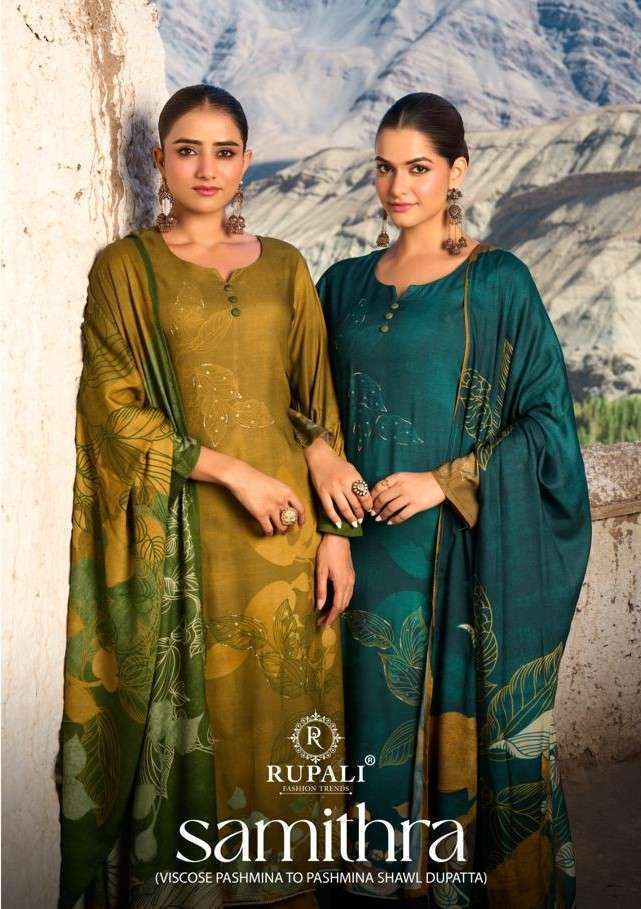 Rupali Fashion Samithra Premium Wear Winter Suit Catalog Wholesaler