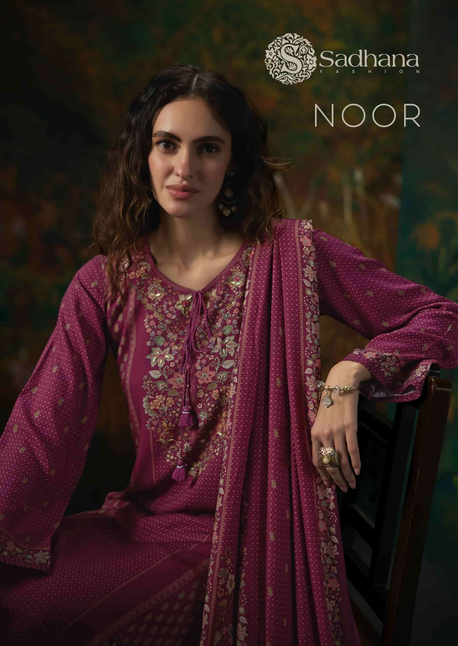 Sadhana Fashion Noor Winter Collection Premium Suits Best Rate Dealer