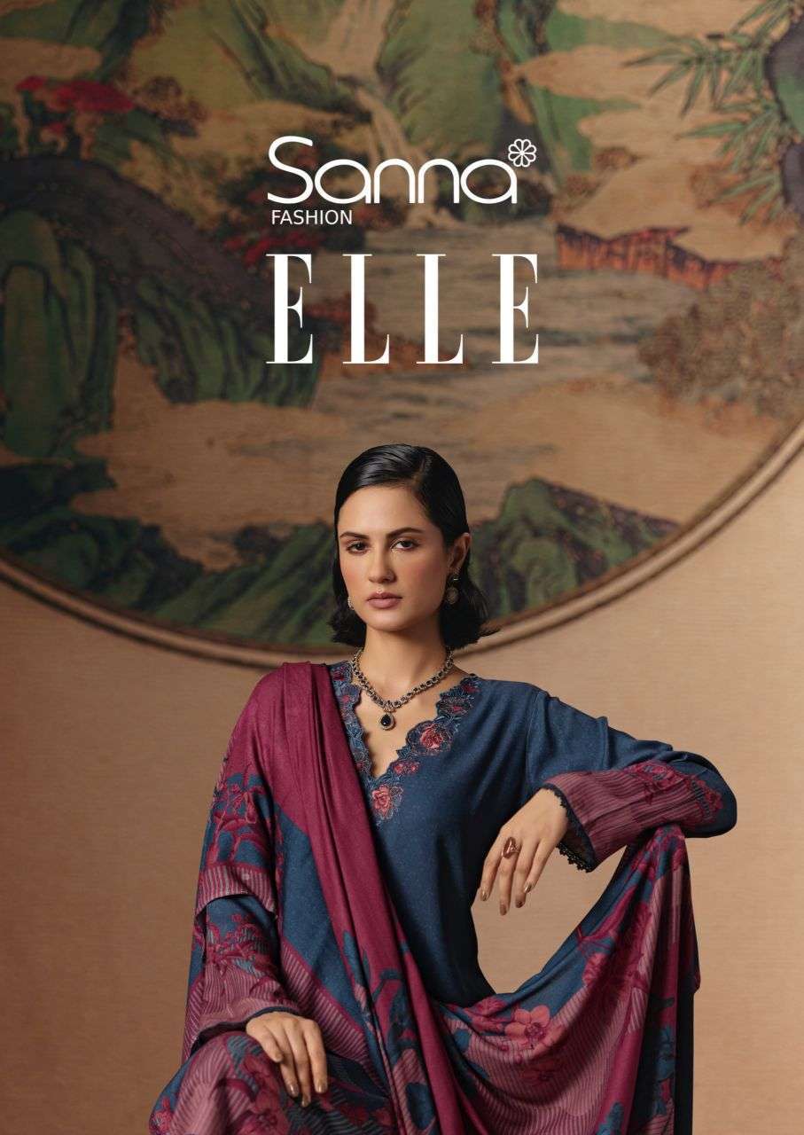 Sanna fashion elle pashmina fancy salwar kameez wholesale price dealer