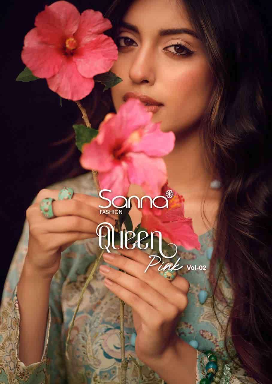 Sanna Fashion Queen Pink Vol-2 Wholesale Viscose Pashmina Suits Supplier Catalogue