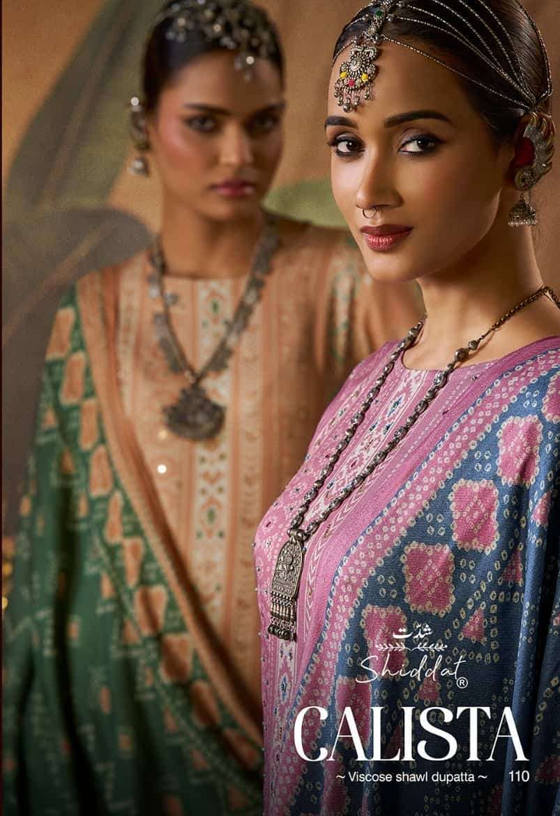 Shiddat Calista 110 Winter Wear Pashmina Salwar Suit Exporters