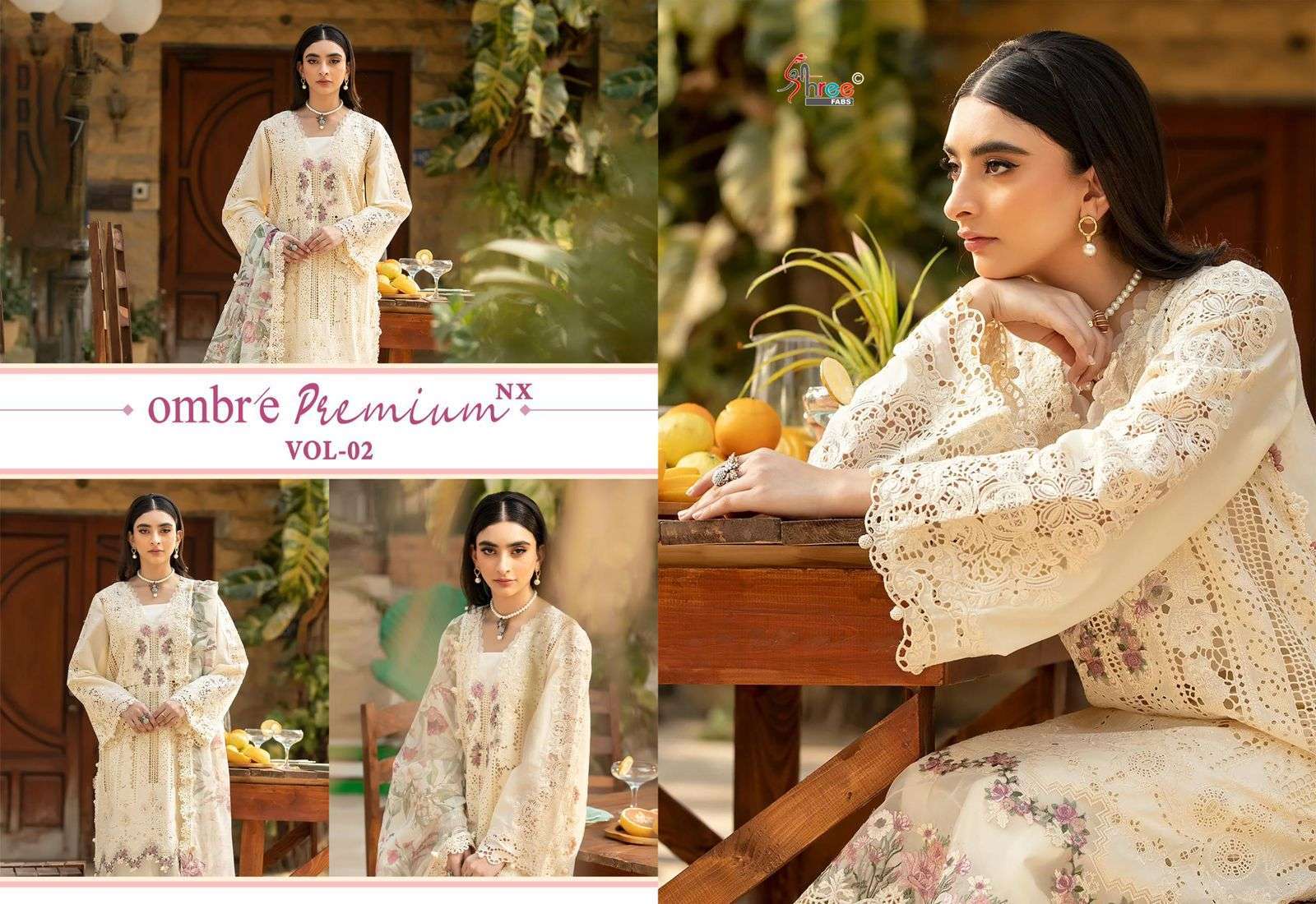 Shree Fab Ombre Premium Vol-2 NX 3961-3966 Series Cotton Pakistani Wholesale Catalogue