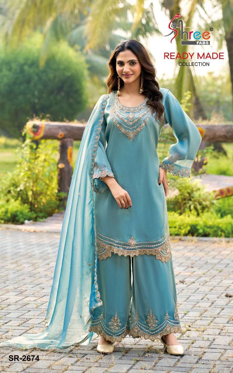 Shree Fabs 2674 Wholesale Ragga Chiffon Readymade Catalogue