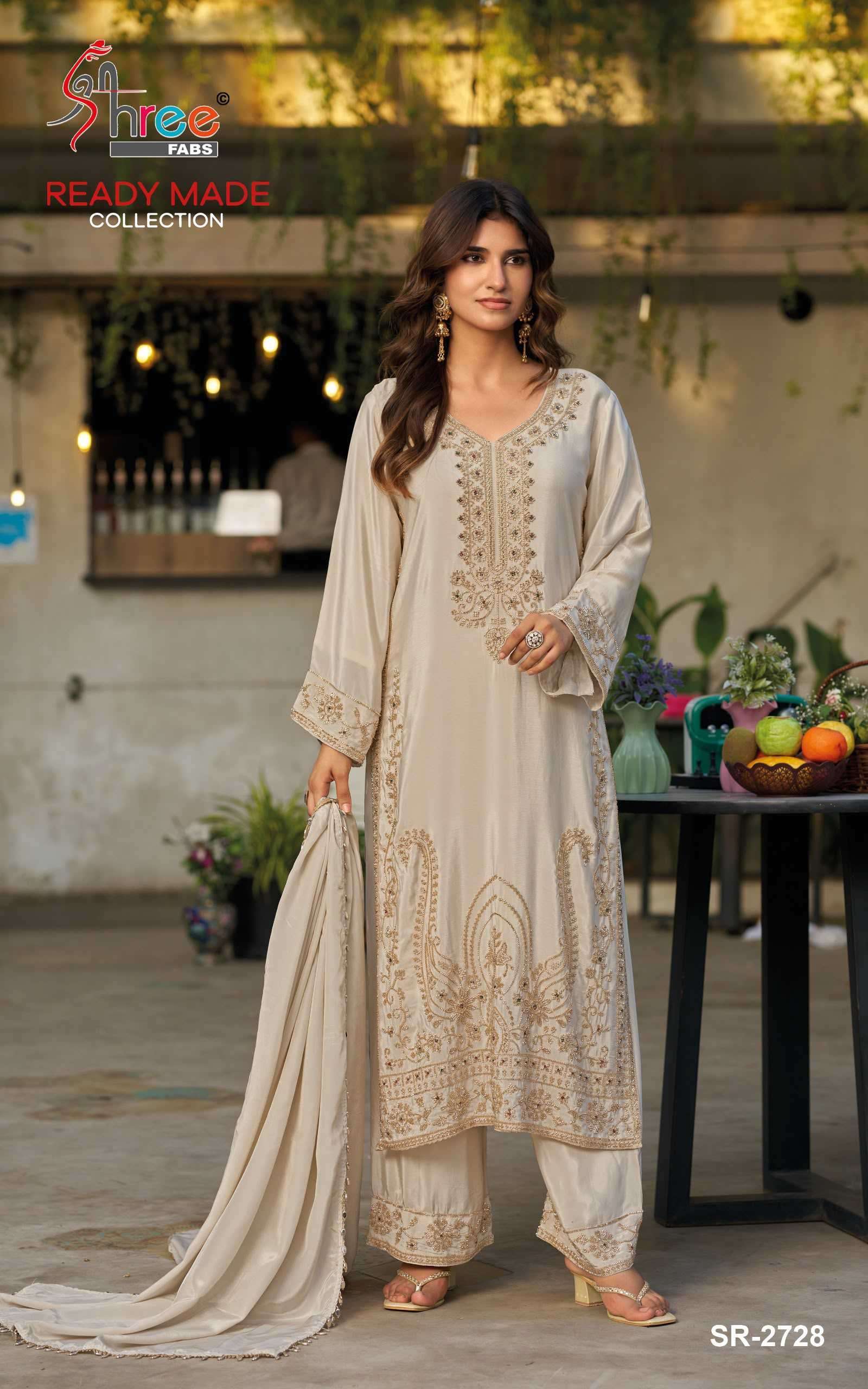 Shree Fabs 2788 Viscose Crepe Silk With Fancy Work Wholesale Catalogue