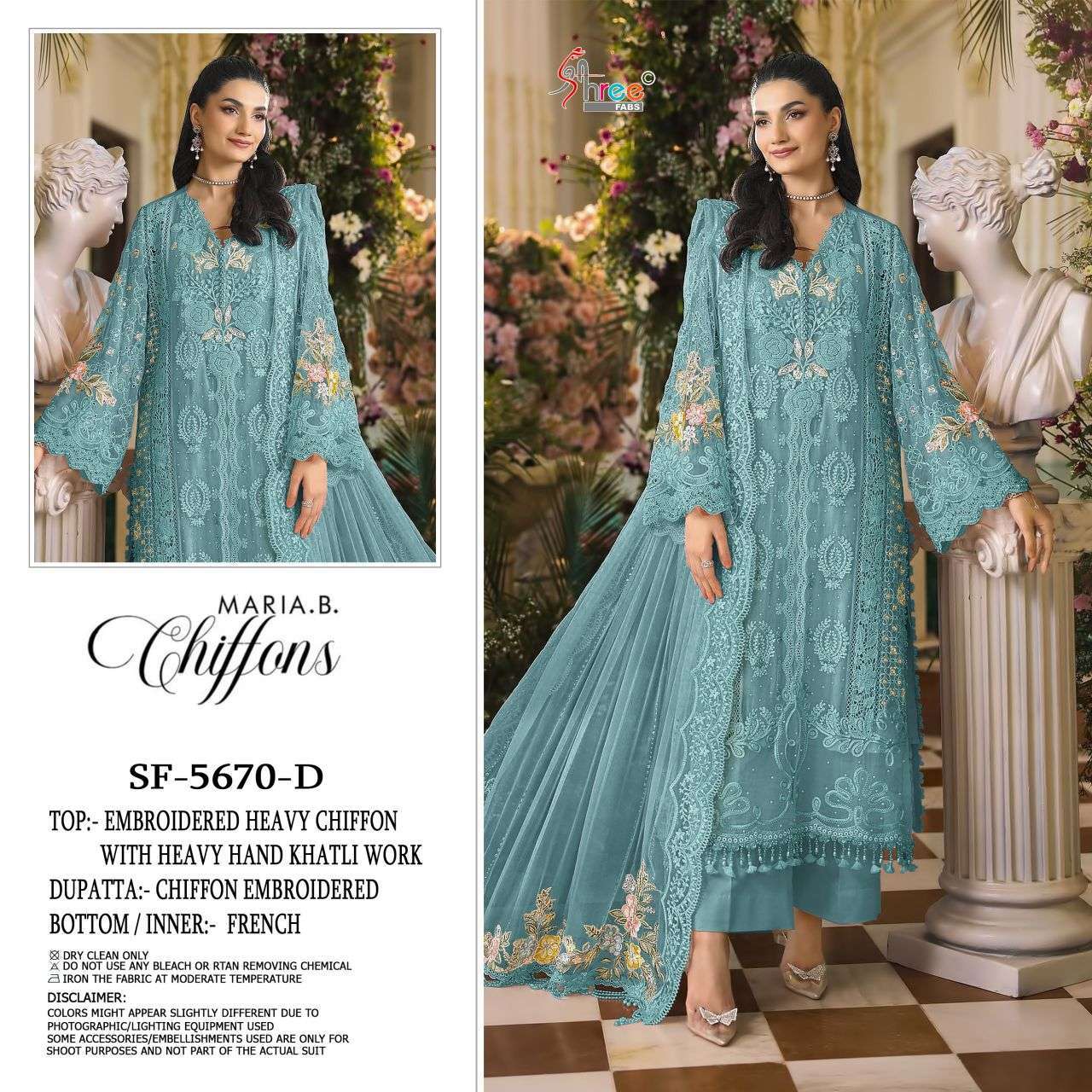 Shree Fabs 5670 Chiffon With Heavy Embroidered Salwar Kameez Catalogue