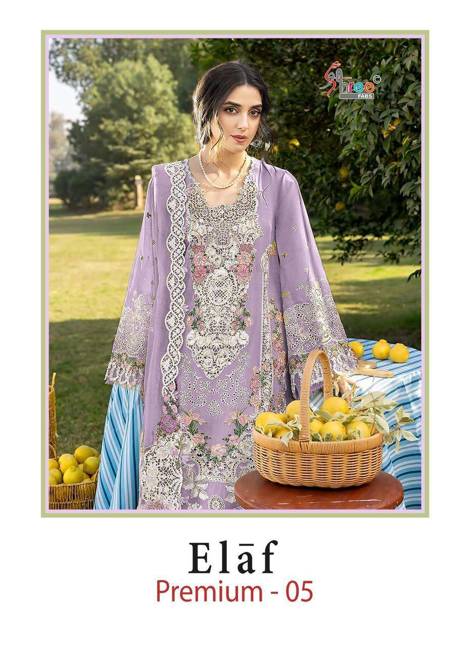 Shree Fabs Elaf Premium Vol-5 Pakistani Salwar Kameez Wholesale Price Exporters