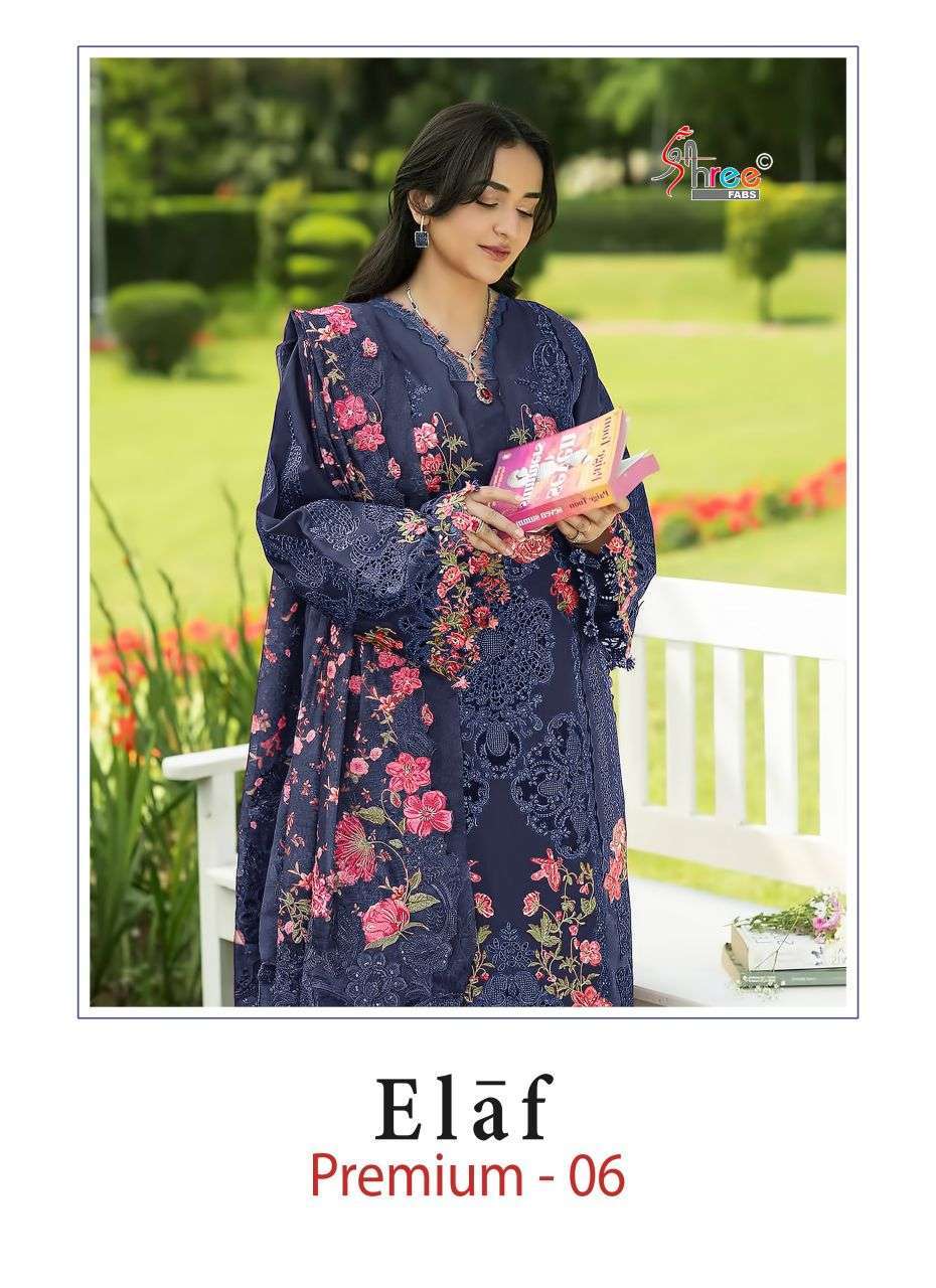 Shree fabs elaf premium vol-6 cotton heavy self embroidered salwar kameez Exporters