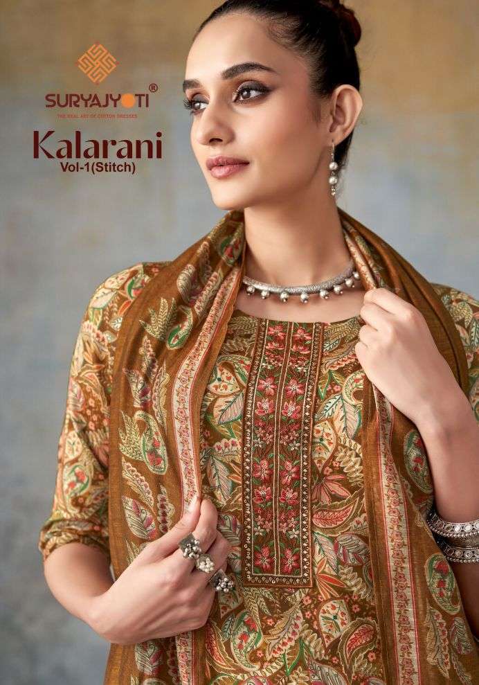 Suryajyoti Kalarani Vol-1 Jam Satin Printed Readymade Salwar Kameez
