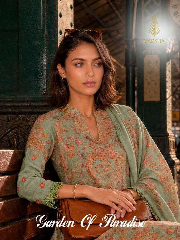 Varsha Fashion Garden Of Paradise Viscose Muslin Suit Wholesale Catalogue