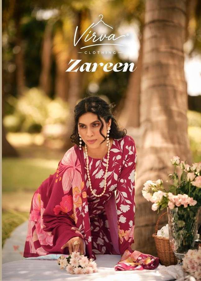 Virva Zareen Pashmina Heavy Embroidered Salwar Kameez Wholesale Catalogue