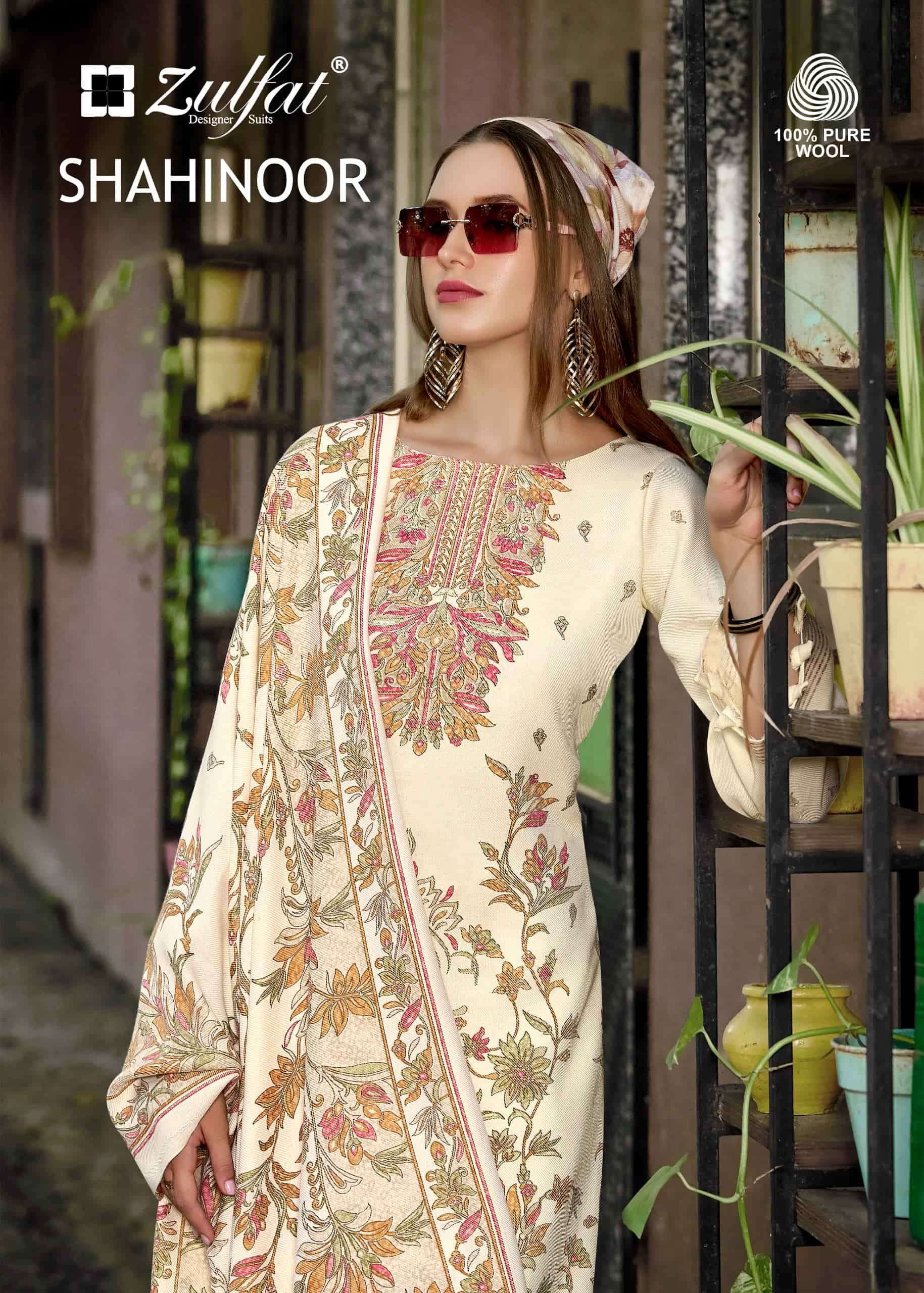 Zulfat Shahinoor Pure Woollen Winter Wear Salwar Suit supplier