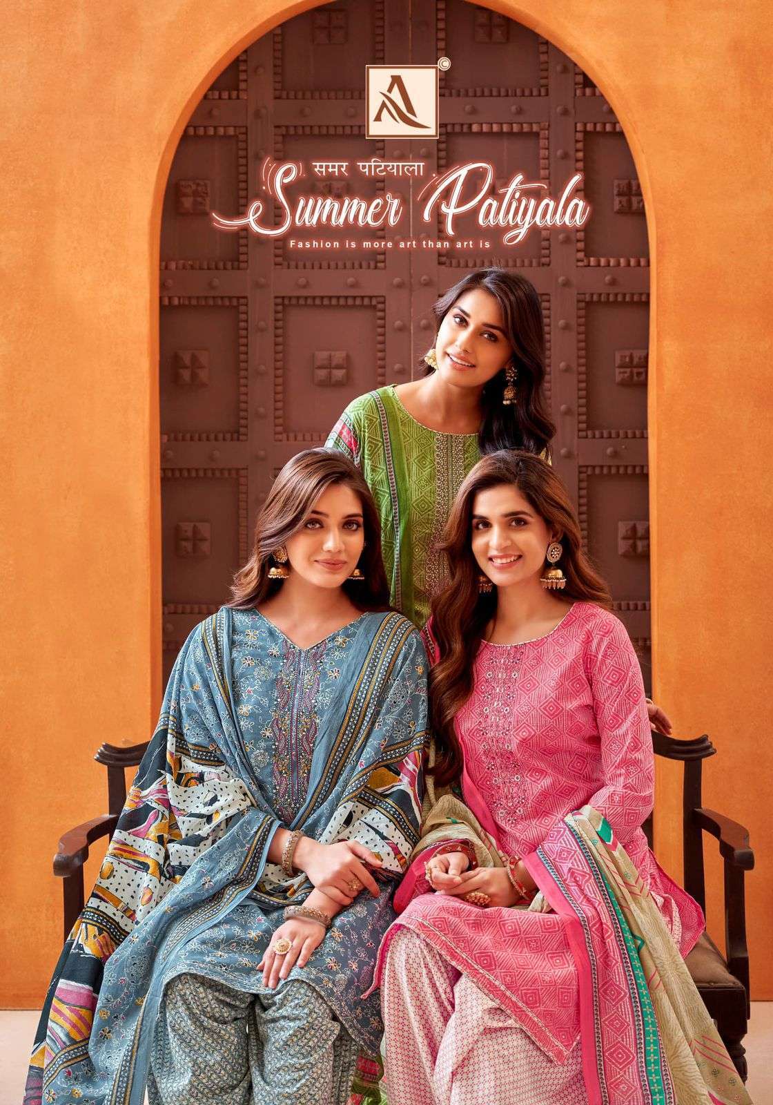 ALOK SUIT SUMMER PATIYALA PUNJABI SUIT CATALOG SUPPLIER IN SURAT 2024
