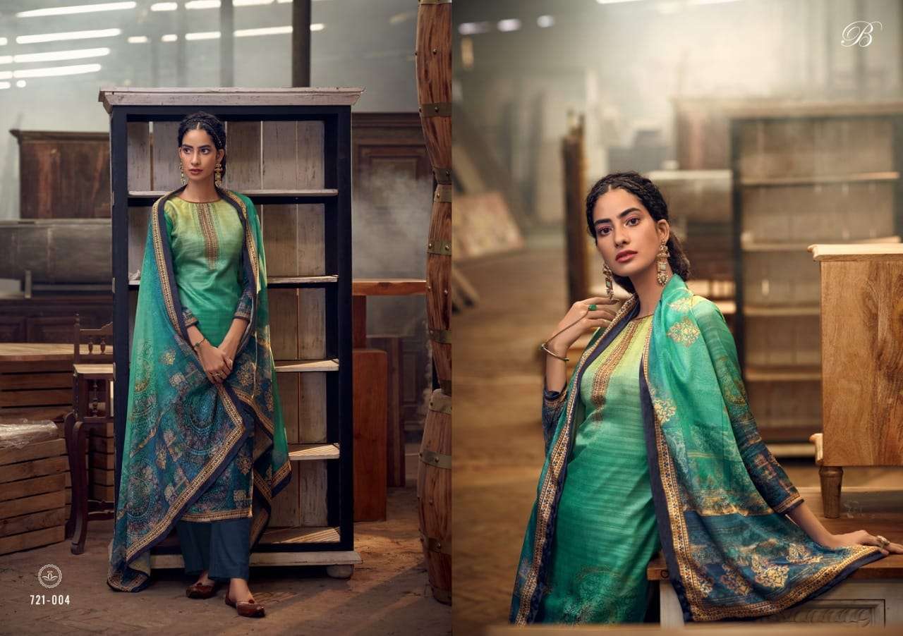 BELIZA DESIGNER PRESENT HERITAGE HANDLOOM SILK DESIGNER SALWAR KAMEEZ WHOLESALER 