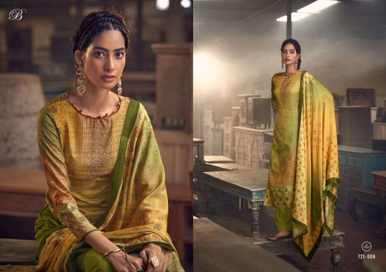 BELIZA DESIGNER PRESENT HERITAGE HANDLOOM SILK DESIGNER SALWAR KAMEEZ WHOLESALER 