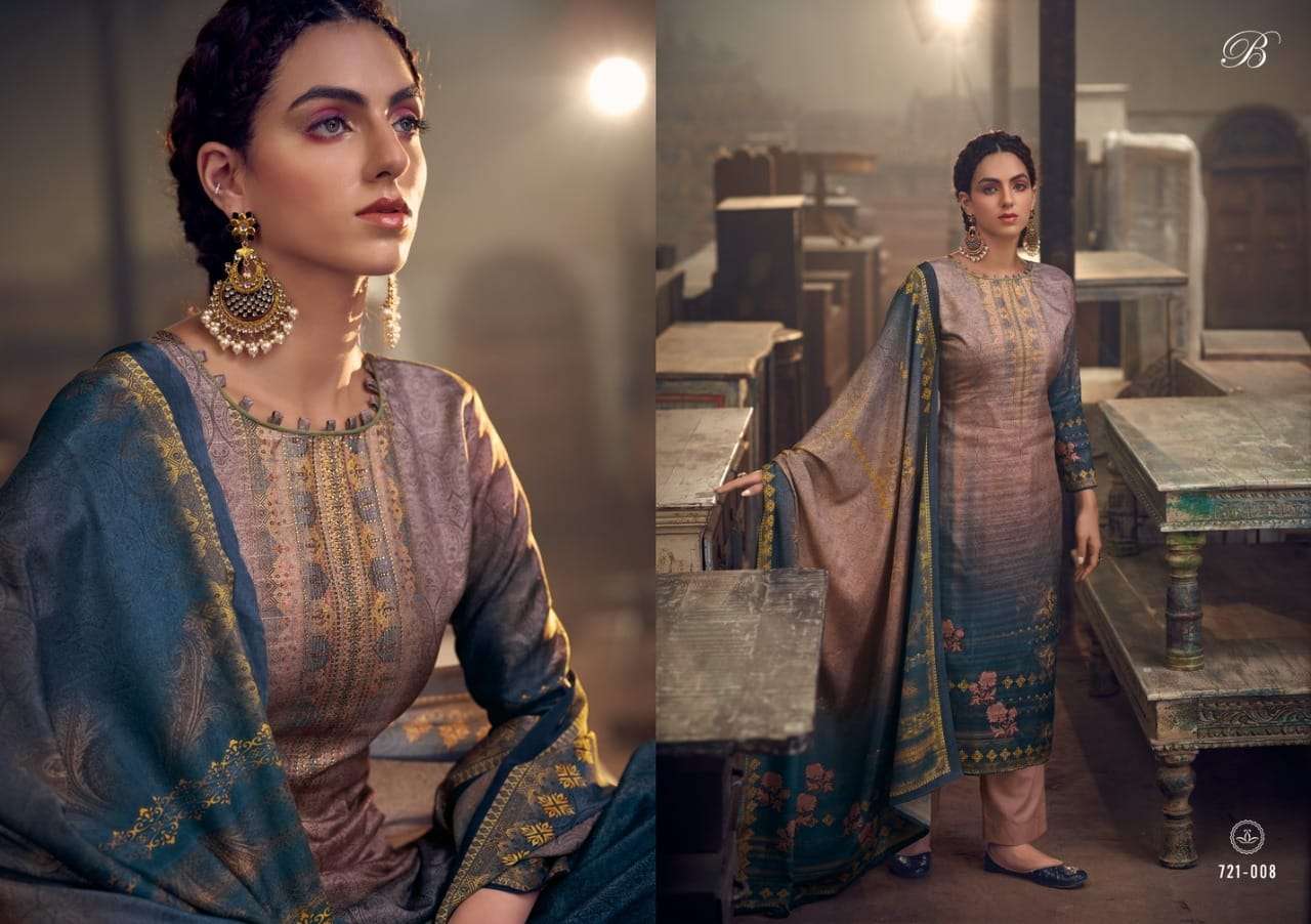 BELIZA DESIGNER PRESENT HERITAGE HANDLOOM SILK DESIGNER SALWAR KAMEEZ WHOLESALER 