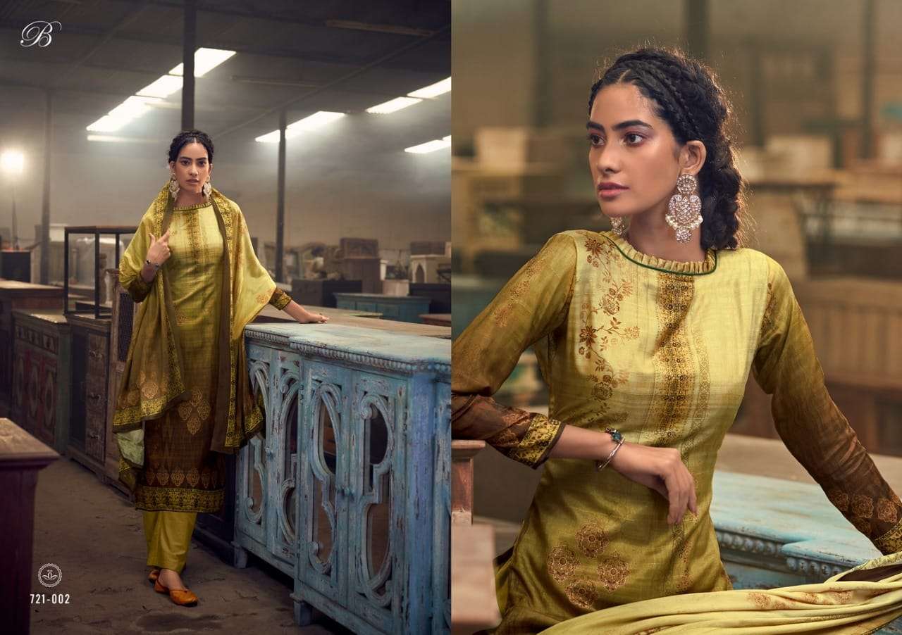 BELIZA DESIGNER PRESENT HERITAGE HANDLOOM SILK DESIGNER SALWAR KAMEEZ WHOLESALER 