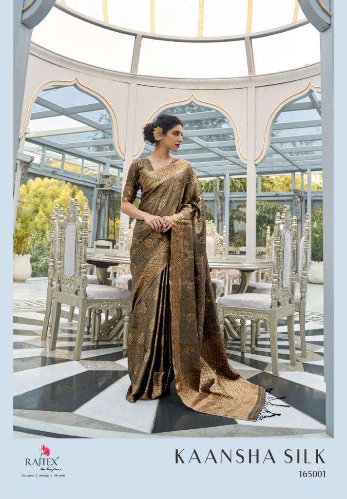 RAJTEX PRESENT KAANSHA SILK SAREE FANCY SAREE CATALOGUE 