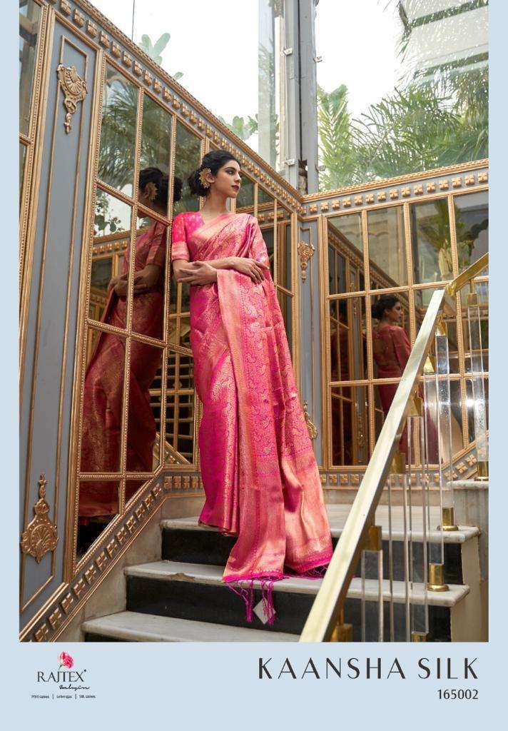 RAJTEX PRESENT KAANSHA SILK SAREE FANCY SAREE CATALOGUE 
