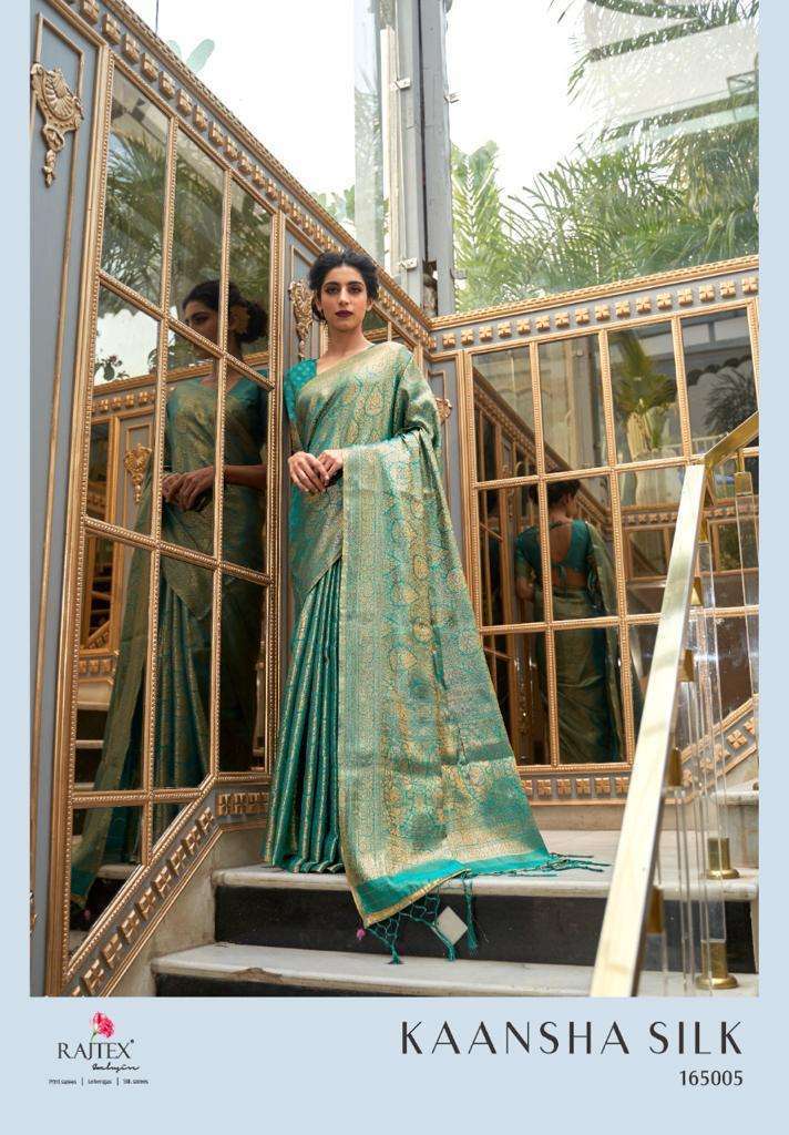 RAJTEX PRESENT KAANSHA SILK SAREE FANCY SAREE CATALOGUE 