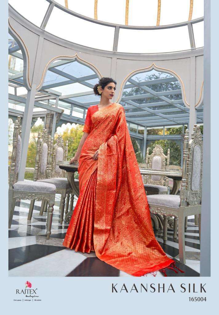 RAJTEX PRESENT KAANSHA SILK SAREE FANCY SAREE CATALOGUE 